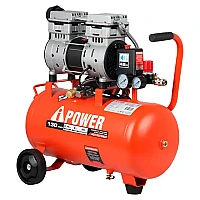 Компрессор поршневой безмасляный A-iPower AC130/25LF